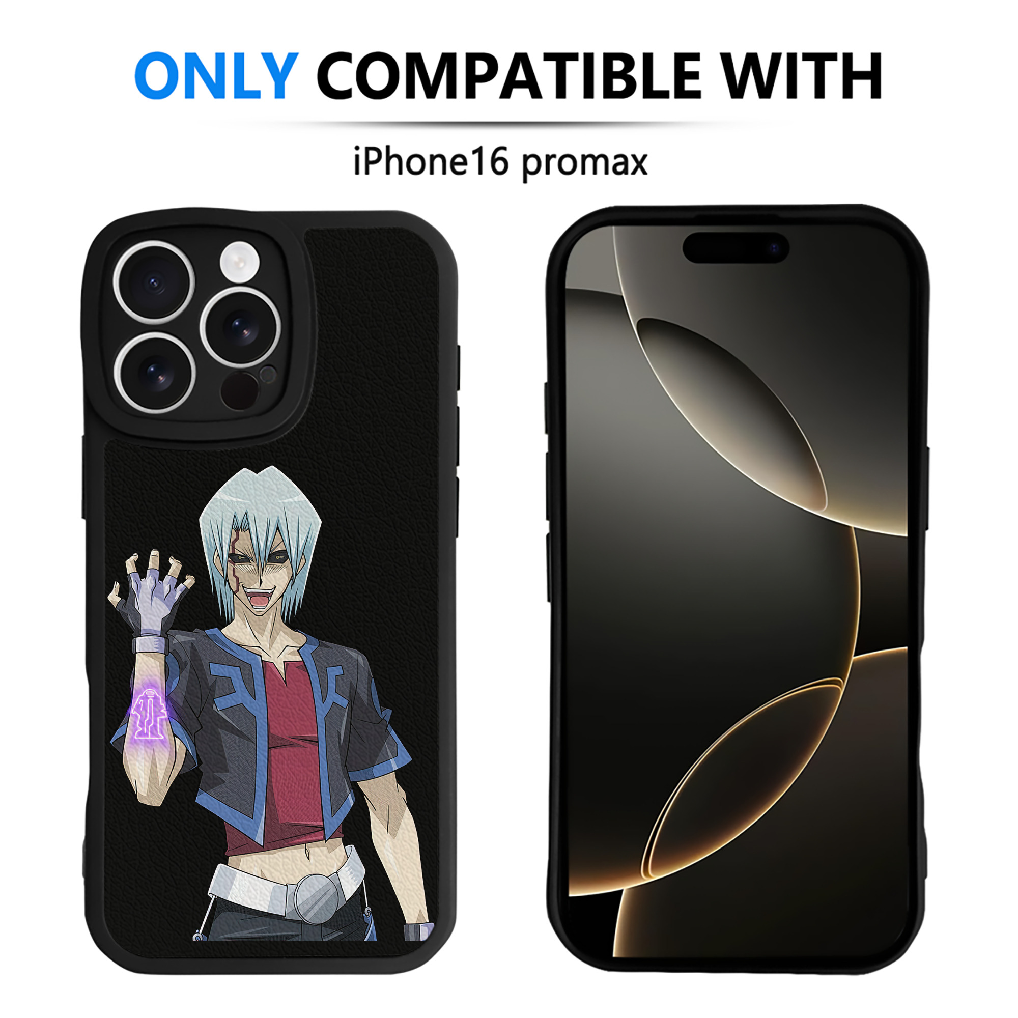 遊☆戯☆王 Yu-Gi-Oh! 【iPhone 16シリーズ対応】シリコンスマホケース（レザー調） 材質：シリコン